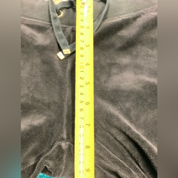 Juicy Couture Navy Blue Velour Tracksuit w/ Back Pockets - Picture 10 of 13